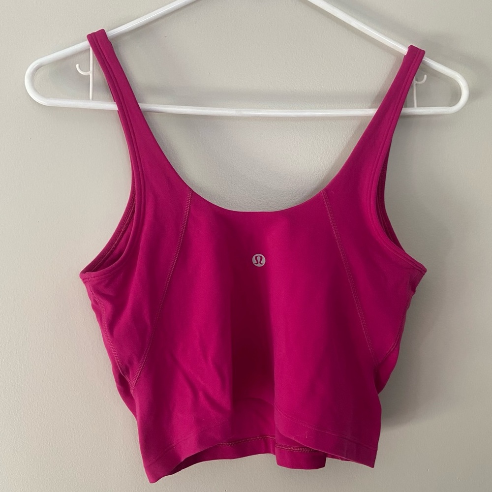 pink lululemon align tank